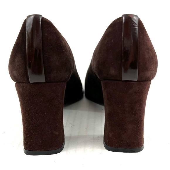 Stuart Weitzman Brown Suede Pumps - Size 5.5 - Picture 6 of 13